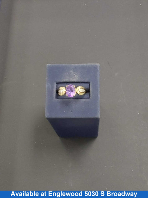 Women's Ring - Yellow Gold 10k (.417) 2.8 grams Size 6.5