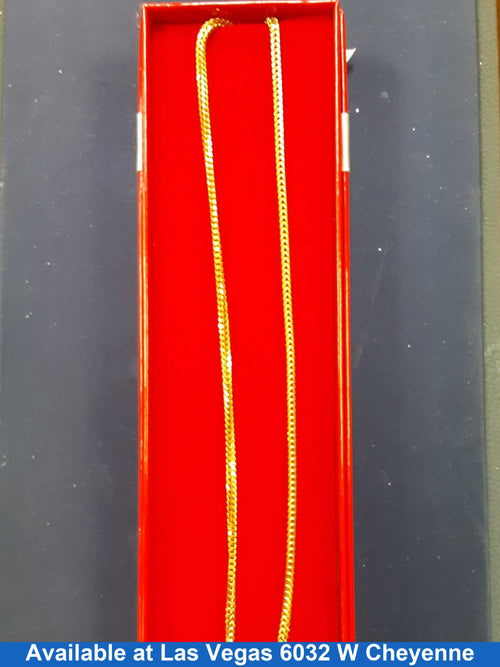 Fox Tail Chain - Yellow Gold 22k (.917) 22.3 grams 20 inch