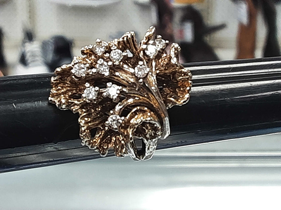 Women's Ring - Yellow Gold 14k (.585) 12 grams Size 6