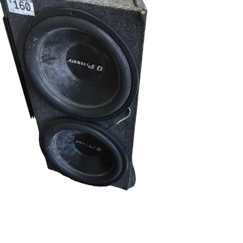 Q Power Mnv Black Car Sub-Woofer