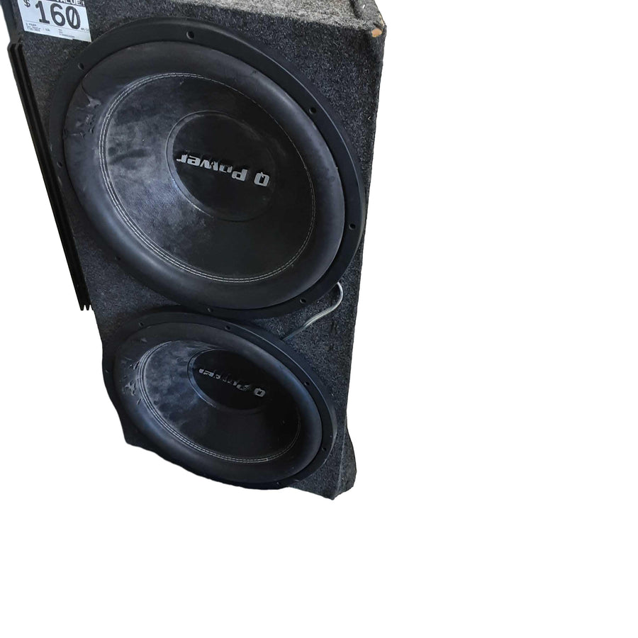 Q Power Mnv Black Car Sub-Woofer