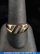 Ring - Wedding Band - Yellow Gold 10k (.417) 4.4 grams Size 11