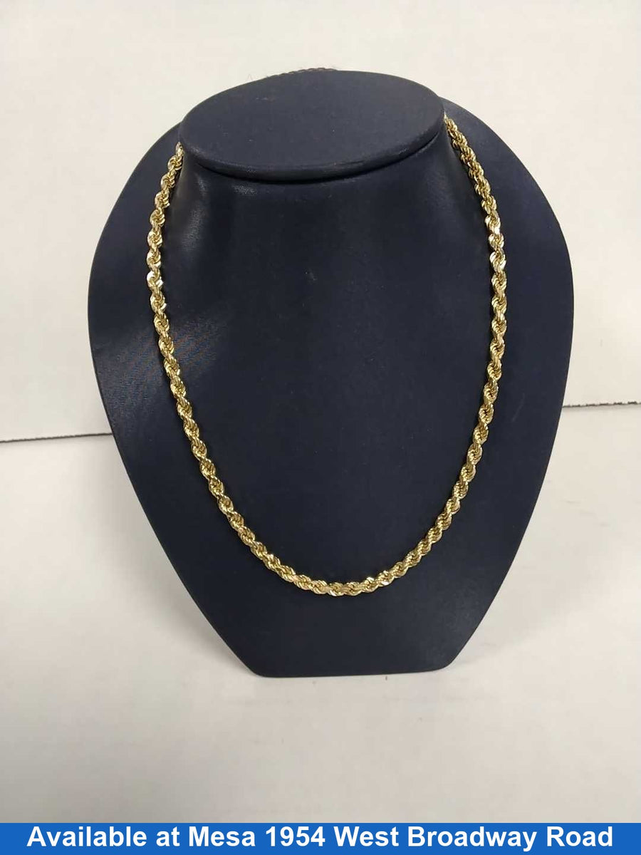 Rope Chain - Yellow Gold 14k (.585) 10.4 grams 18 inch