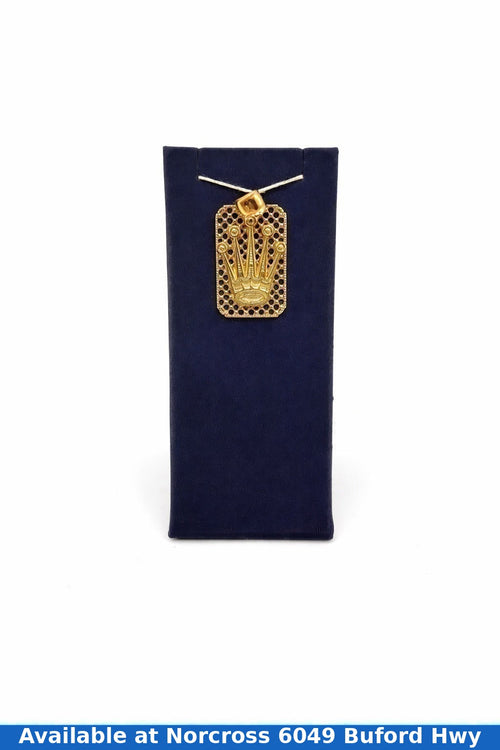 10kt Crown Pendant