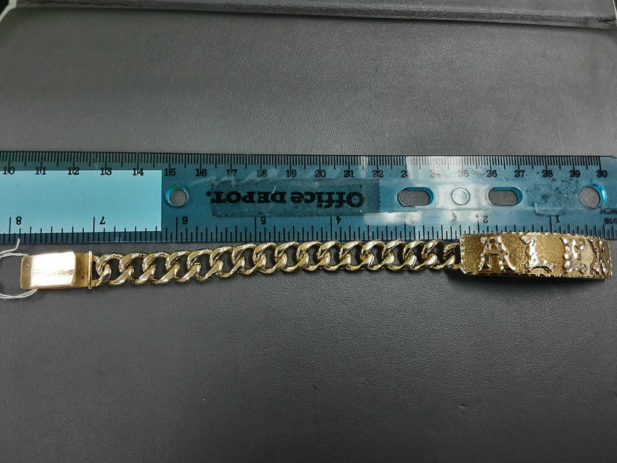 ID Bracelet - Yellow Gold 10k (.417) 46.2 grams 4 inch