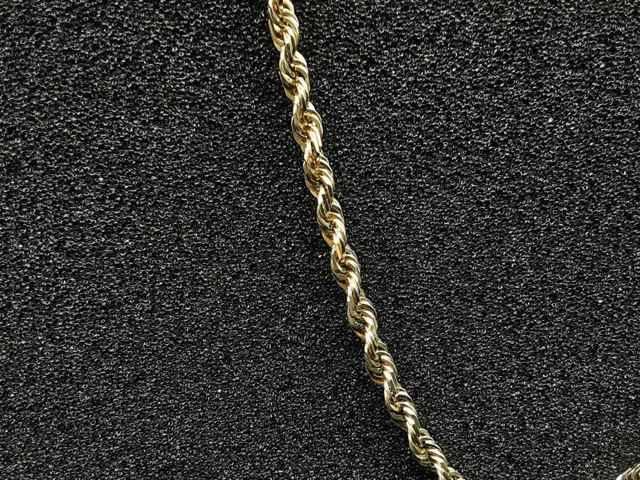 Rope Chain - Yellow Gold 14k (.585) 11.1 grams 25 inch