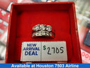 Ring - Engagement Set - White Gold 14k (.585) 9.3 grams Size 5