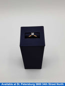 Women's Ring - Solitaire - White Gold 14k (.585) 2 grams Size 7