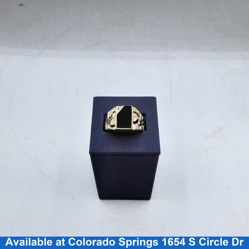 Men's Ring - Yellow Gold 10k (.417) 6.4 grams Size 12
