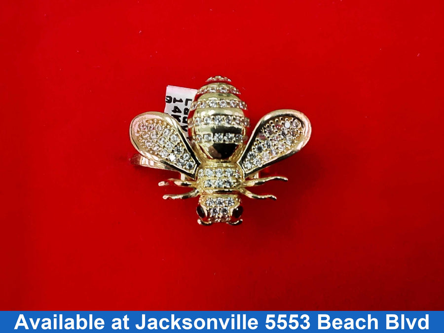 Women's Ring - Yellow Gold 14k (.585) 4.4 grams Size 20