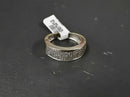 Ring - Wedding Band - White Gold 14k (.585) 4.4 grams Size 9