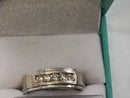 Ring - Wedding Band - White Gold 14k (.585) 4.4 grams Size 5