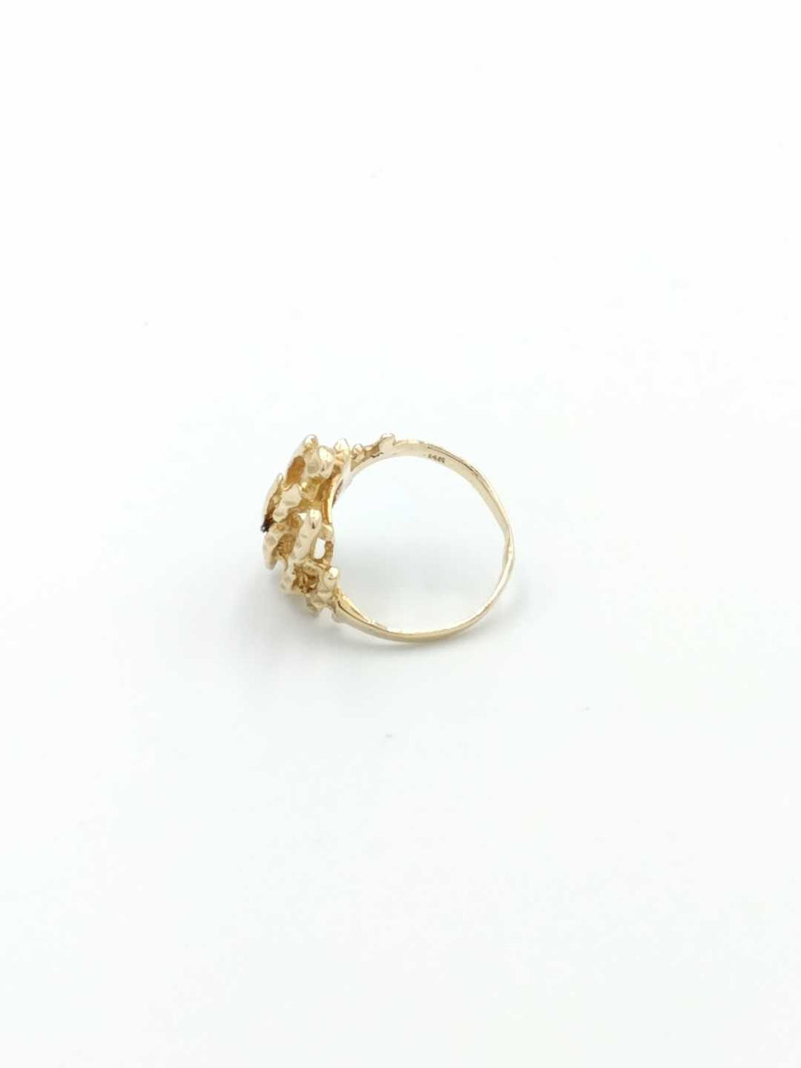 Women's Ring - Yellow Gold 14k (.585) 4.4 grams Size 6.5