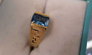 Men's Ring - Yellow Gold 10k (.417) 1.8 grams Size 3.5