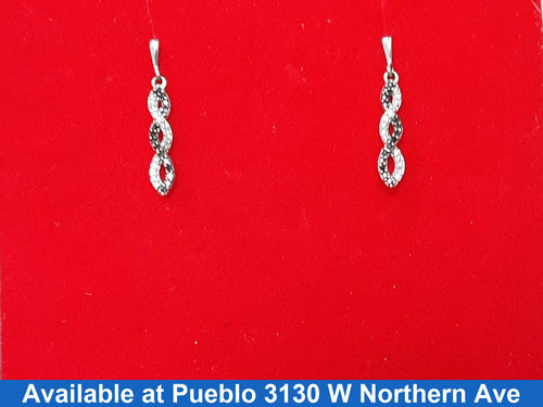 Earrings - White Gold 10k (.417) 1.5 grams