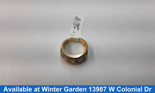 Women's Ring - Yellow Gold 14k (.585) 7.7 grams Size 7