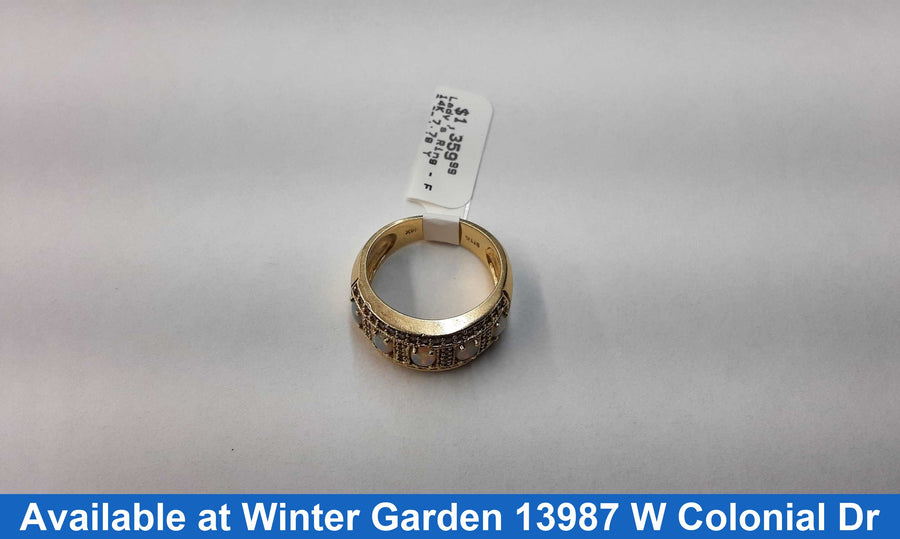 Women's Ring - Yellow Gold 14k (.585) 7.7 grams Size 7