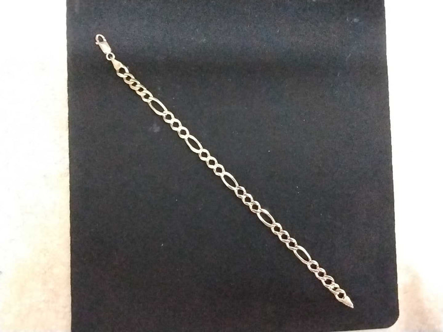 Figaro Bracelet - Yellow Gold 14k (.585) 13.7 grams 10 inch
