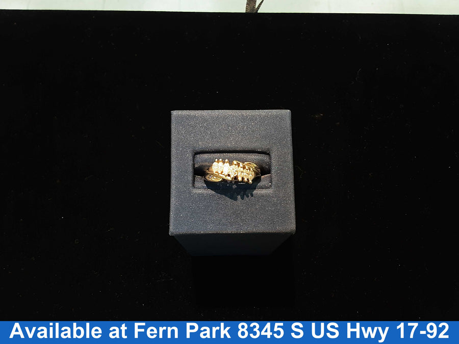 Women's Ring - Yellow Gold 14k (.585) 3.5 grams Size 5.5