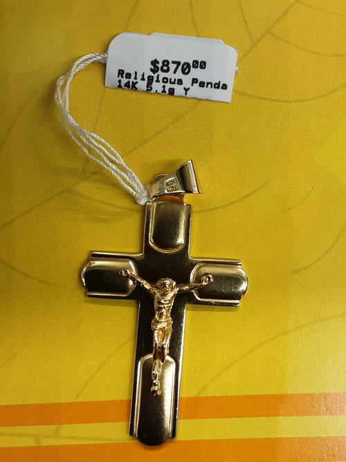 Religious Pendant - Yellow Gold 14k (.585) 5.1 grams