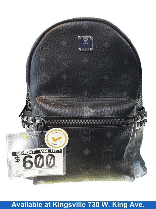 Mcm 3536f Black Backpack / Briefcase / Bag
