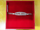 Bracelet - Tricolor Gold 10k (.417) 6.9 grams 8 inch