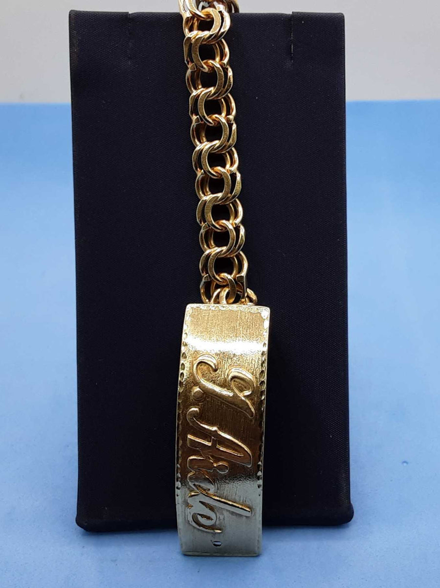 ID Bracelet - Yellow Gold 10k (.417) 25.5 grams 7 inch