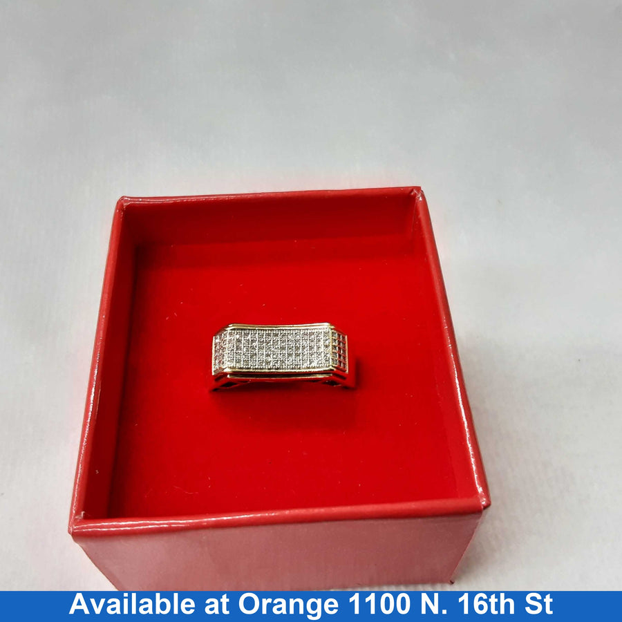 Men's Ring - Yellow Gold 10k (.417) 3.8 grams Size 7.5