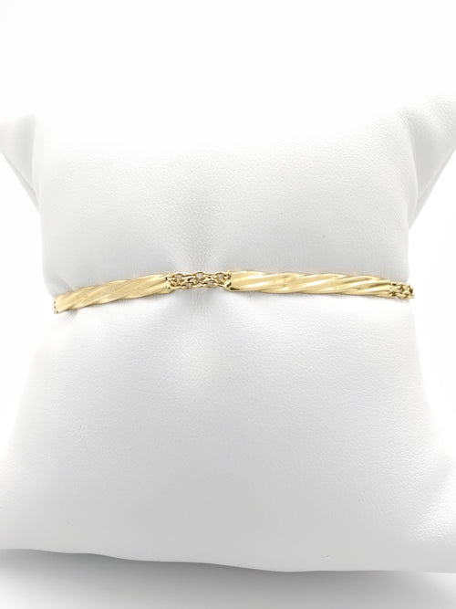 Bracelet - Yellow Gold 18k (.750) 5.9 grams 7 inch