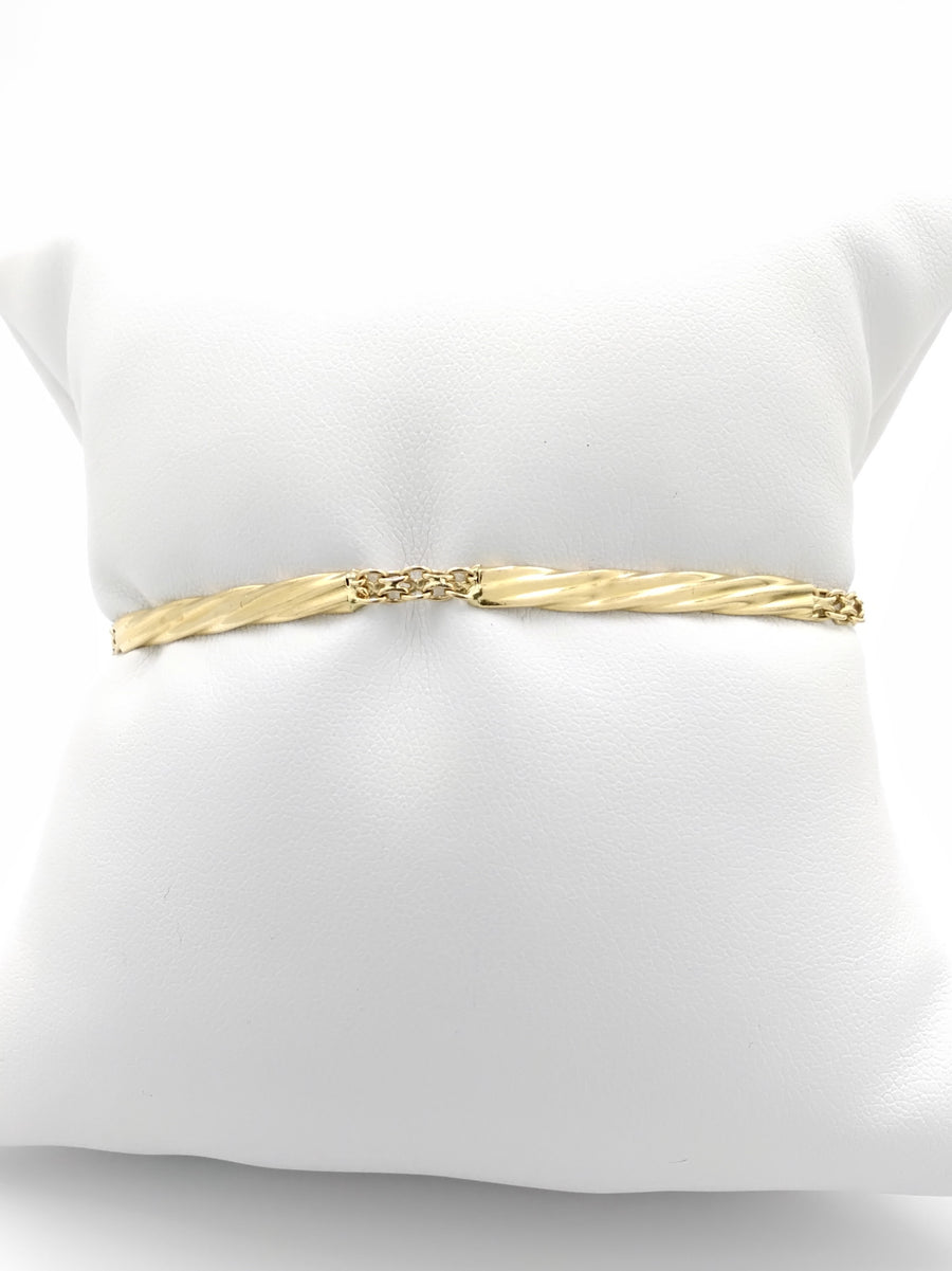 Bracelet - Yellow Gold 18k (.750) 5.9 grams 7 inch
