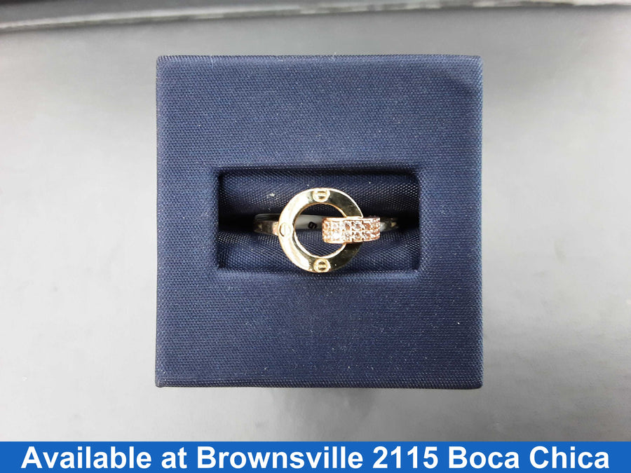 Women's Ring - Yellow Gold 10k (.417) 1.4 grams Size 7