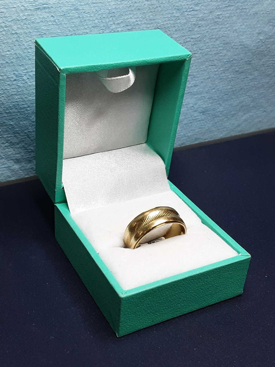 Ring - Wedding Band - Yellow Gold 14k (.585) 5 grams Size 8.5