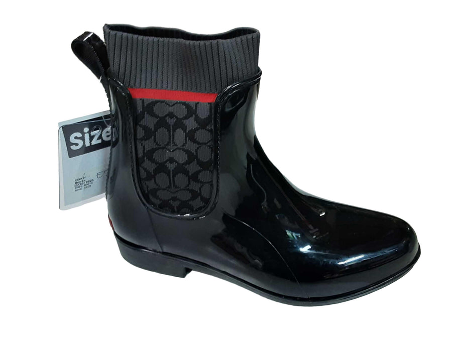 Coach Rain Boots Black