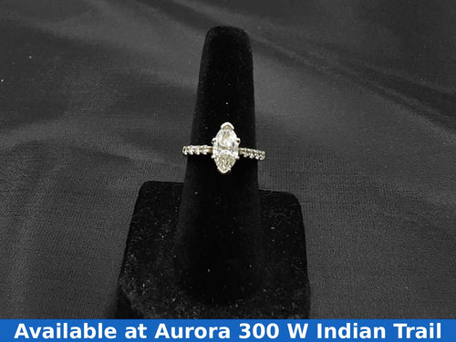 Women's Ring - White Gold 10k (.417) 2.8 grams Size 4