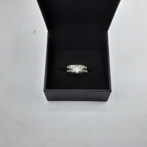 Ring - Engagement Set - Yellow Gold 14k (.585) 8.5 grams Size 6