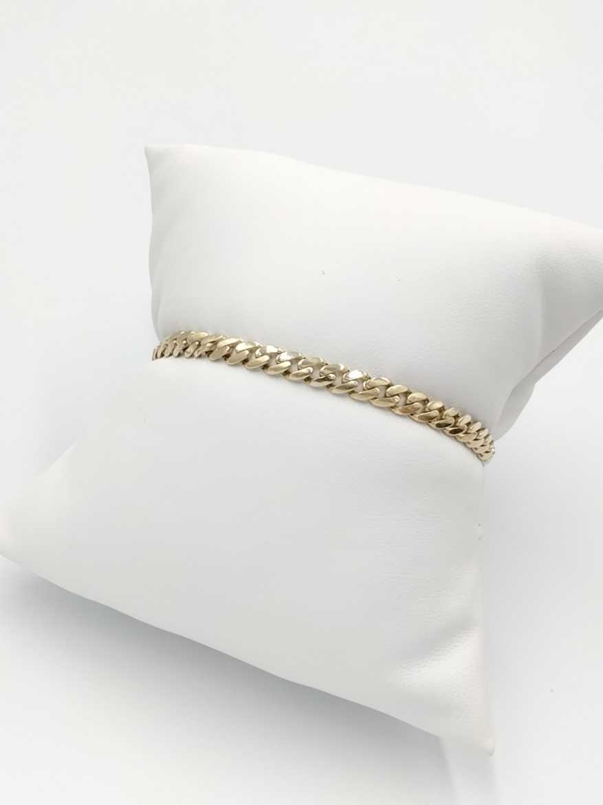 Cuban Link Bracelet - Yellow Gold 14k (.585) 4.9 grams 7 inch