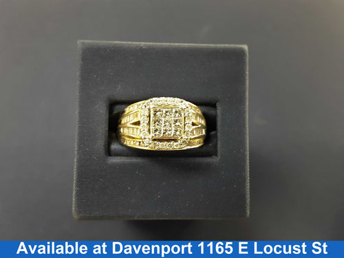 Women's Ring - Yellow Gold 10k (.417) 6 grams Size 8