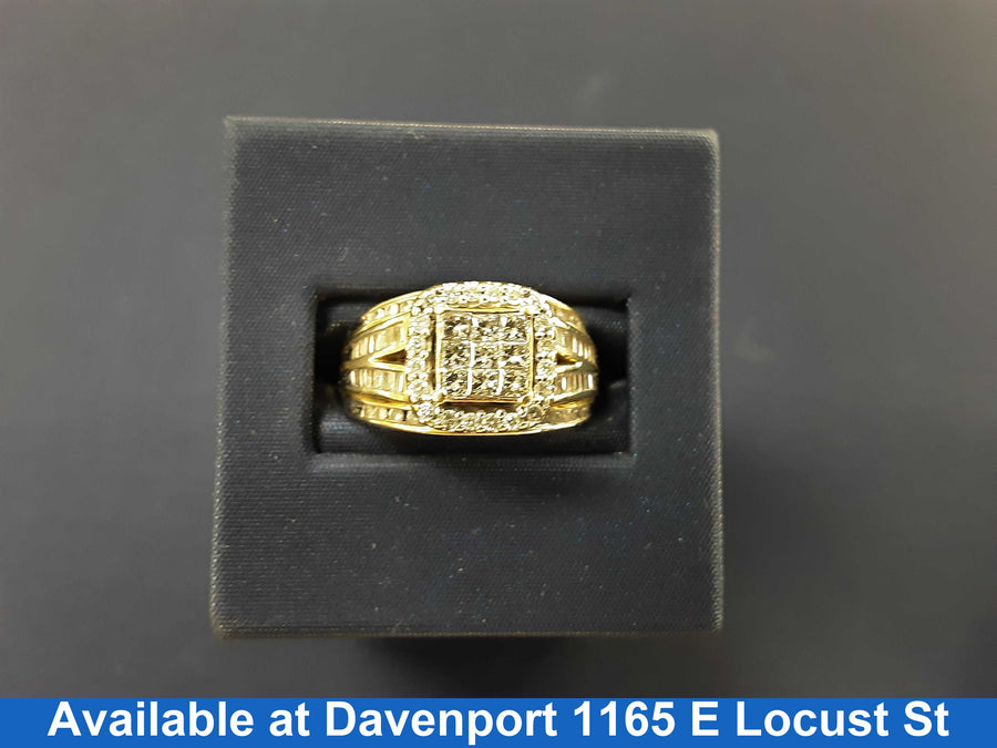 Women's Ring - Yellow Gold 10k (.417) 6 grams Size 8