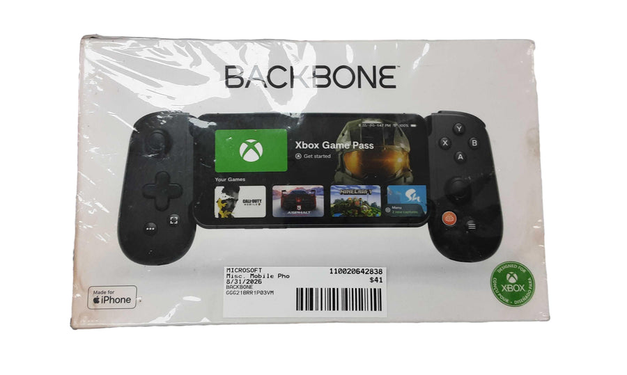 Microsoft Backbone Black Misc. Mobile Phone Accessory