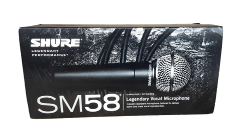 Sure Sm58 Black Corded Microphone