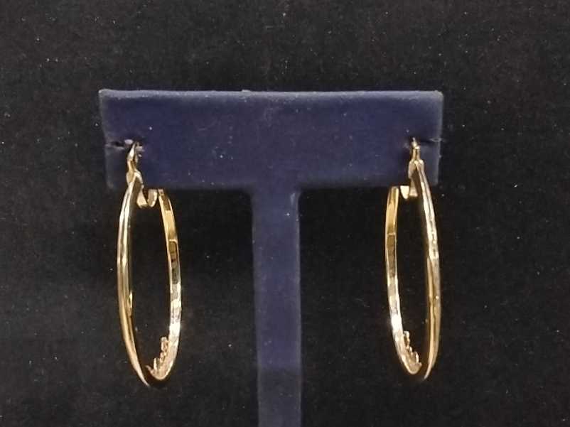Hoop Earrings - Yellow Gold 14k (.585) 5.5 grams
