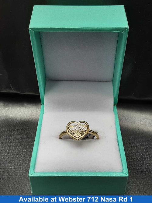 Women's Ring - Mother's - Yellow Gold 10k (.417) 1.1 grams Size 8
