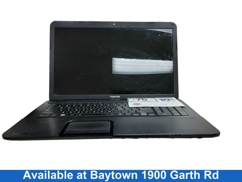 Toshiba C8750 Amd E2 8 Gb Less Than 16 Gb Black Laptop