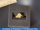 Women's Ring - Yellow Gold 10k (.417) 1.9 grams Size 20