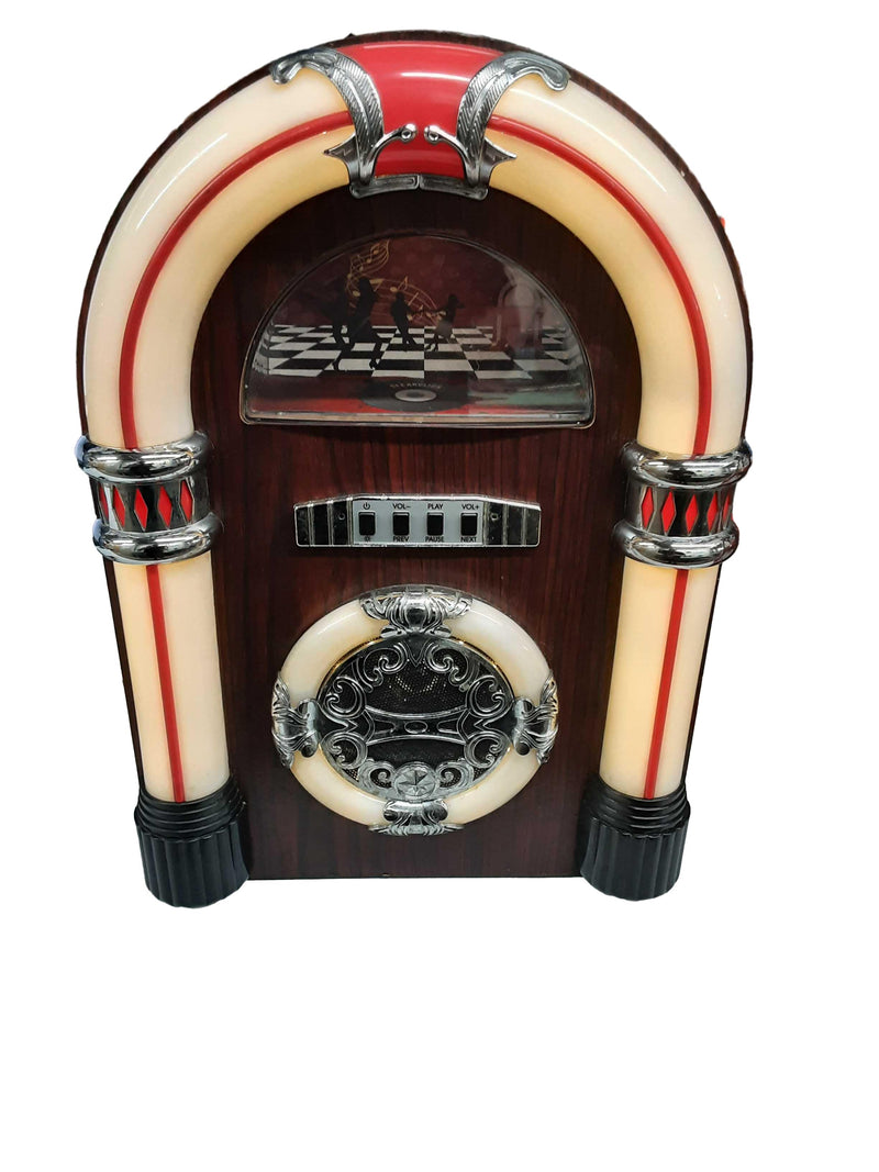Clear Click Vb20 Brown Boombox Radio