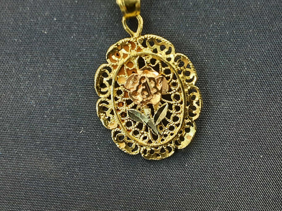 Symbol Pendant - Tricolor Gold 14k (.585) 2.2 grams