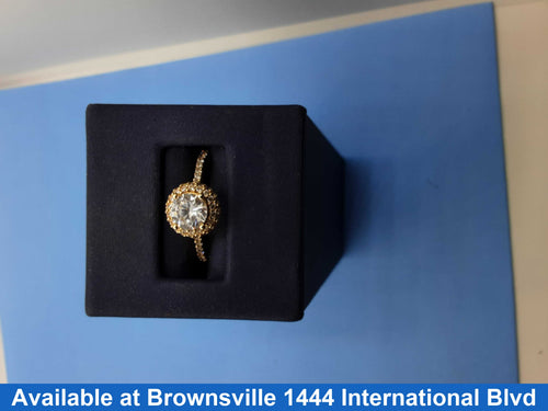 Women's Ring - Yellow Gold 10k (.417) 2.9 grams Size 10