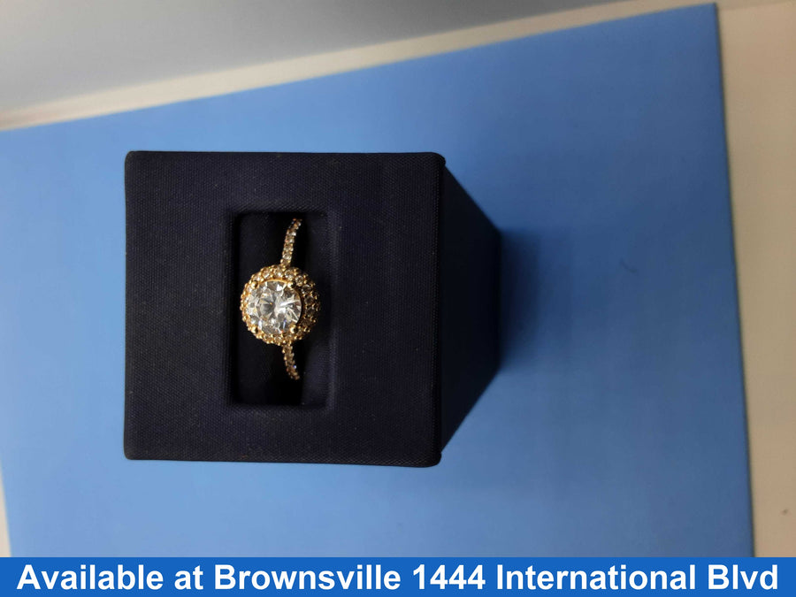 Women's Ring - Yellow Gold 10k (.417) 2.9 grams Size 10