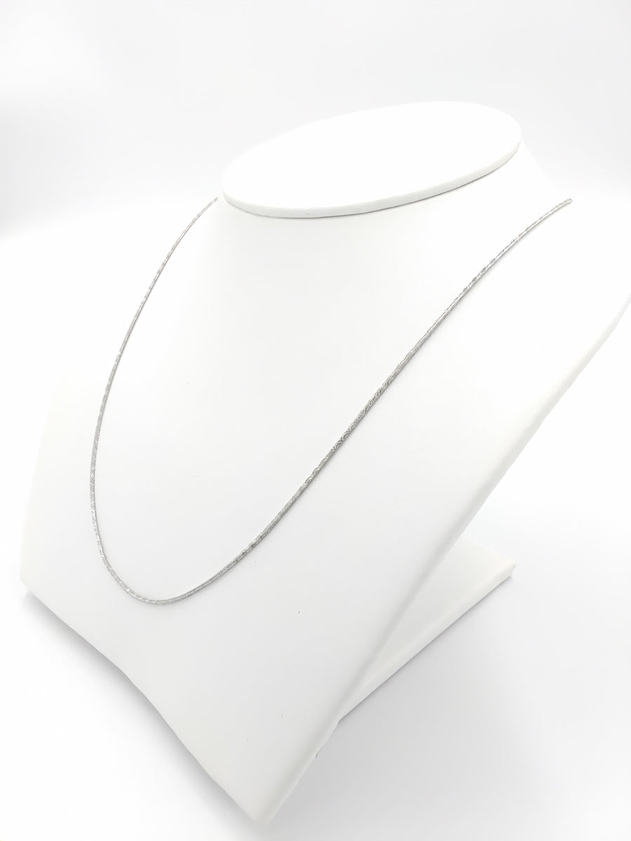 Chain - White Gold 14k (.585) 3.2 grams 18 inch