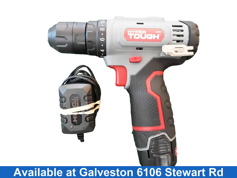 Hyper Tough 99303 Black Cordless Standard Drill